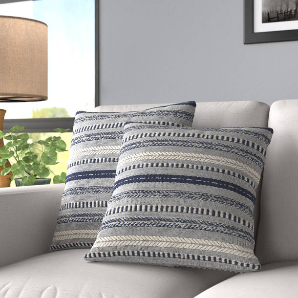 Dash and Albert Rugs Flatweave Wool French Blue/Ivory Rug